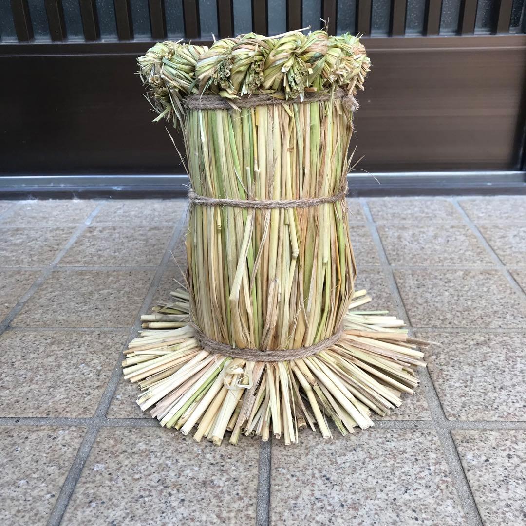 みゅみゅ さま リクエスト品 門松 お正月 竹 青竹 藁付き門松とお正月