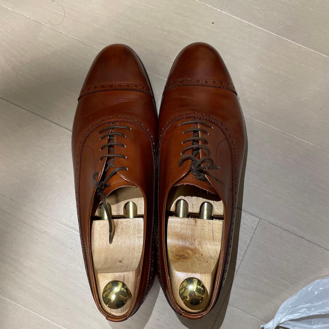 Crockett & Jones ブラウン ドレスシューズ - メルカリ