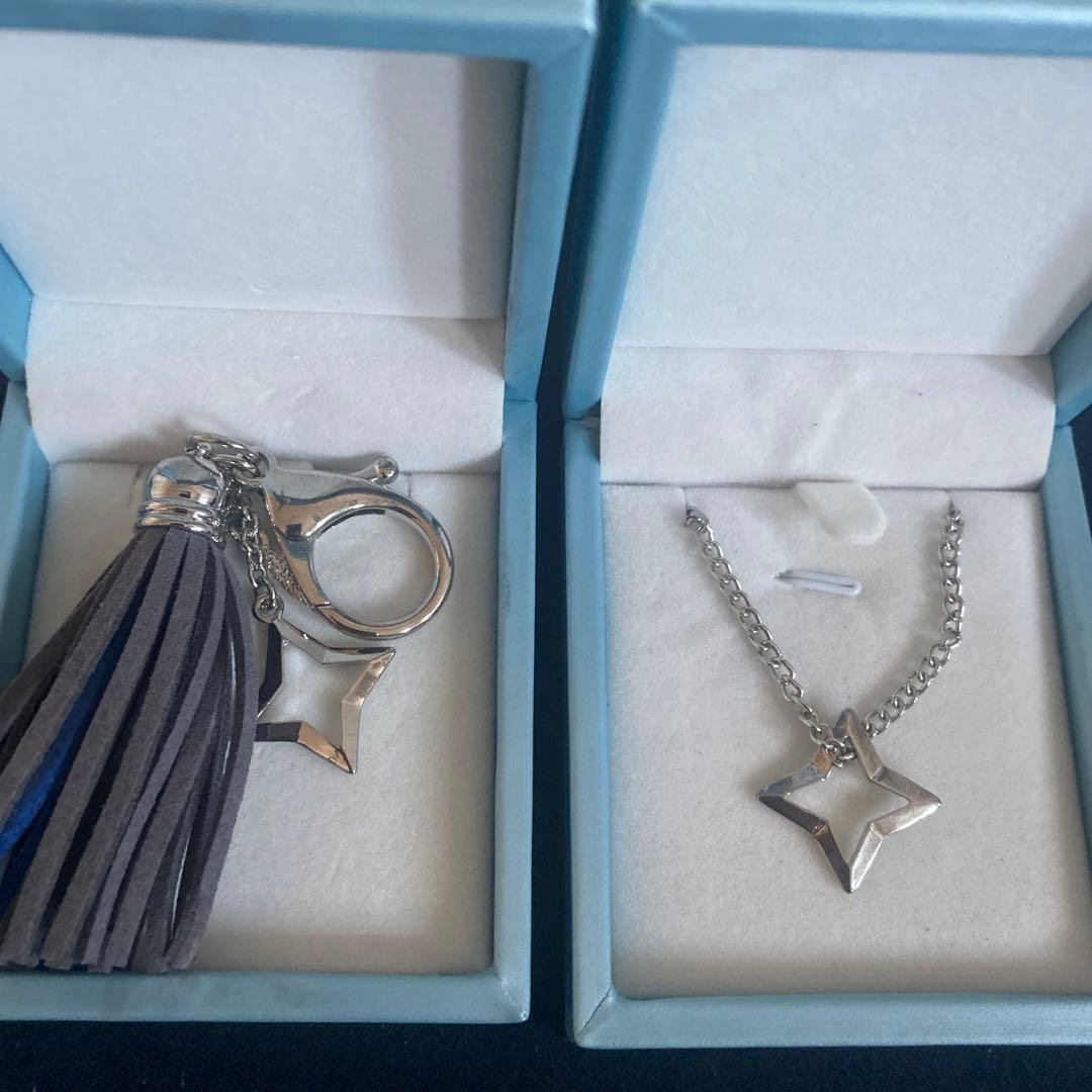 天音かなた 活動1周年記念 ネックレス＆タッセルチャームシルバーver