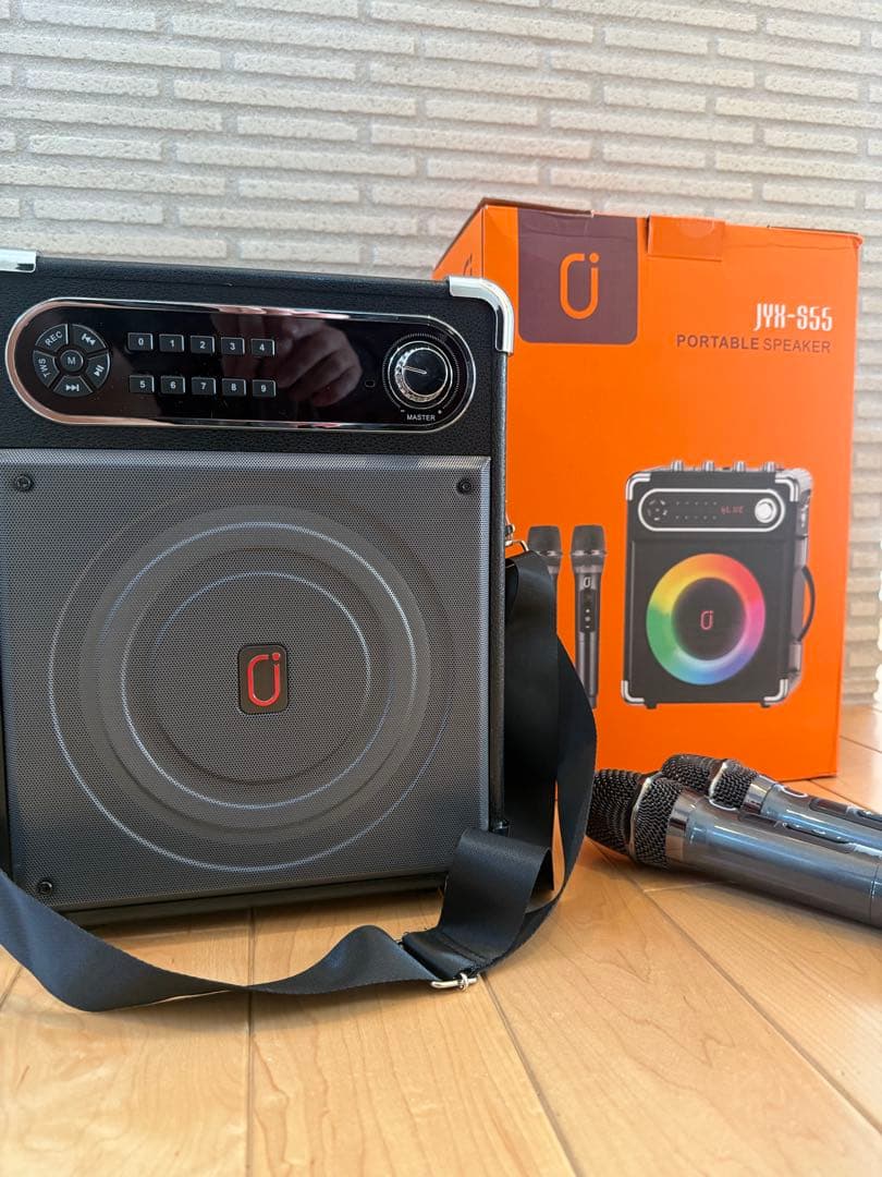 JWH-855 ポータブルスピーカー マイク付き newidea_zw-h6