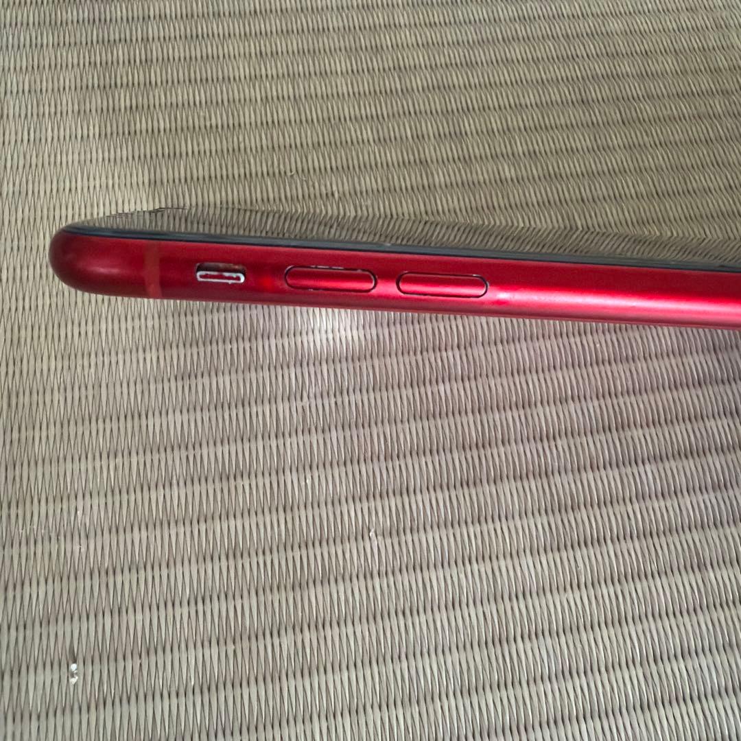 iPhoneXR RED 64GB 画面割れあり ジャンク扱い 付属品あり - メルカリ