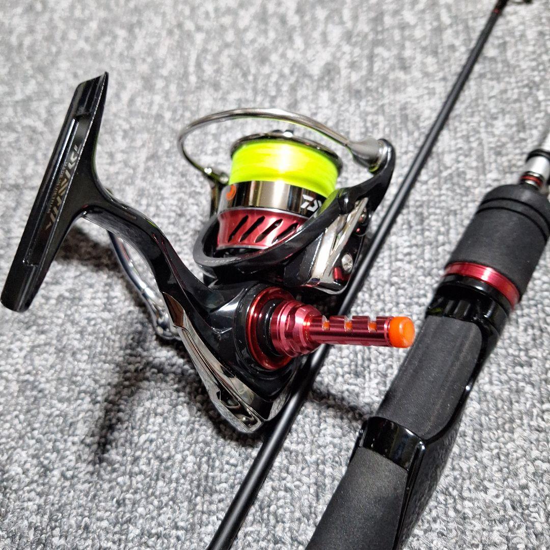 ダイワ月下美人アジングロッドリールセット-サンクスアイプロフィル10袋