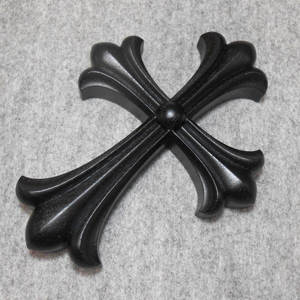 あんこ様専用 十字架（ゴシッククロス）レリーフ彫刻＆ウッドトレイ3