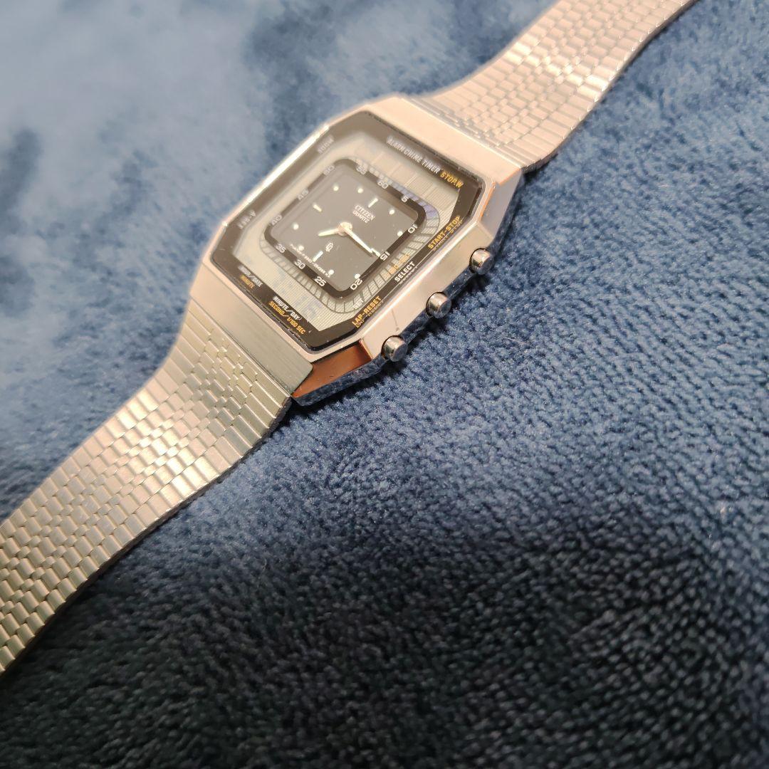 CITIZEN アナデジ 4-082911 ランサー 稼働品 - メルカリ