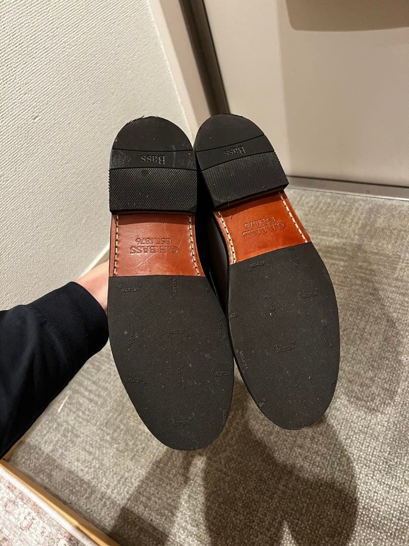 G.H.Bass コンビローファー　ブラウン×白　US8.5