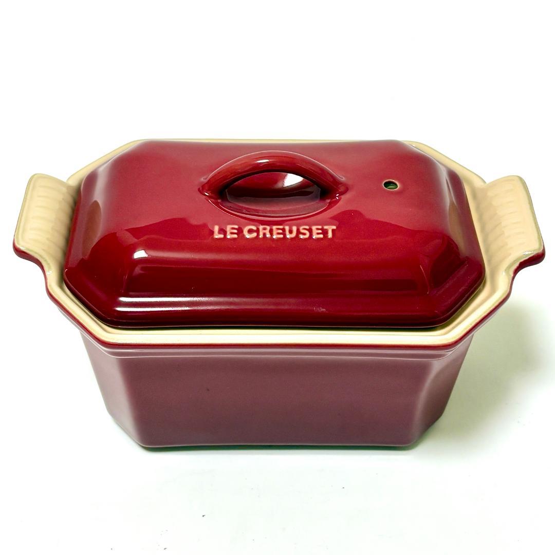専用【新品・未使用】LE CREUSET ヘリテッジ テリーヌ チェリーレッド