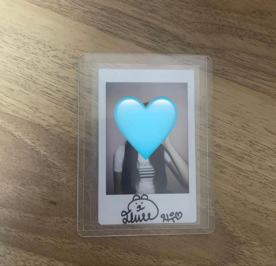 triples ジウ 直筆サイン チェキ ポラロイド - メルカリ