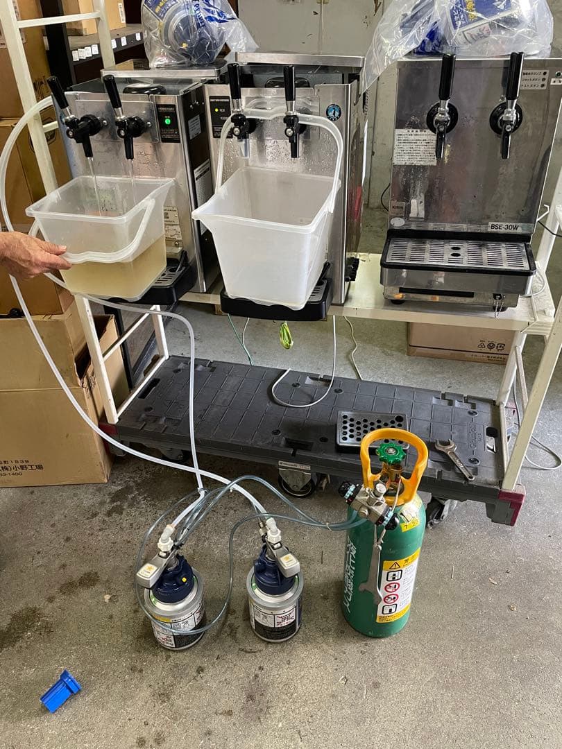 ホシザキ ビールサーバー 2口 完動品 キリン用カプラー付