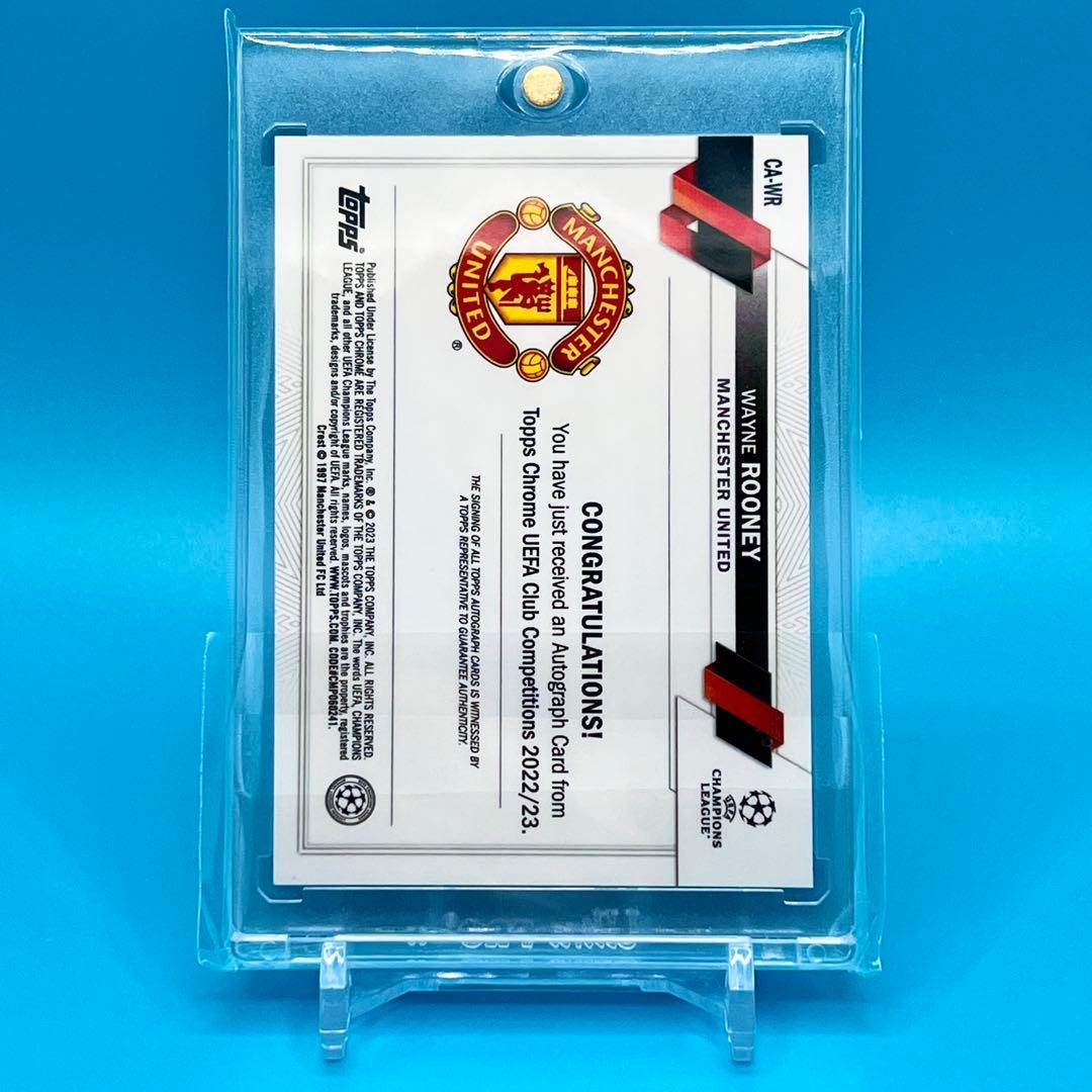 Topps Chrome WAYNE ROONEY ルーニー 直筆サインカード - メルカリ