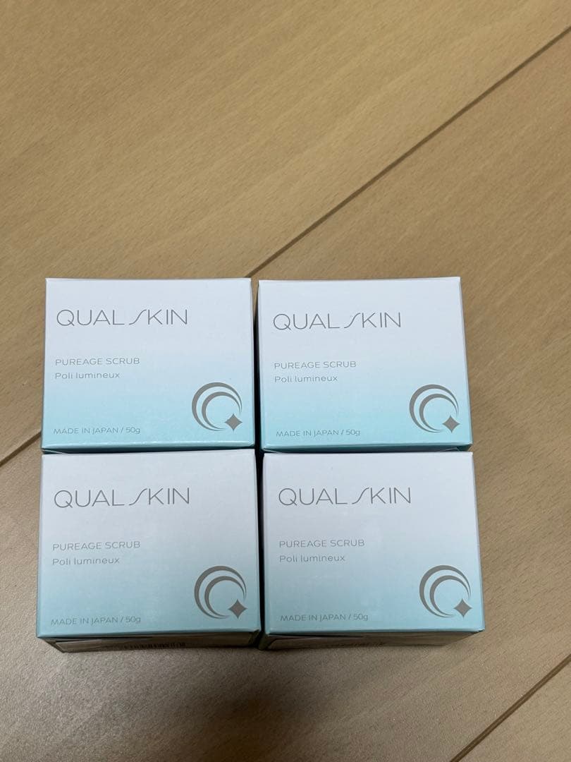 QUALSKIN ピュアージュスクラブ 50g４個セット Amazon | 【美容皮膚科 共同開発】 クオルスキン QUAL SKIN