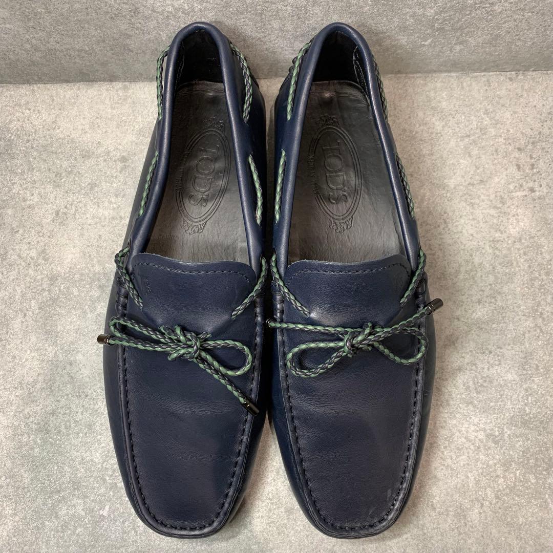 【極美品】TOD'S ゴンミーニ ドライビングシューズ レザー 24.5cm