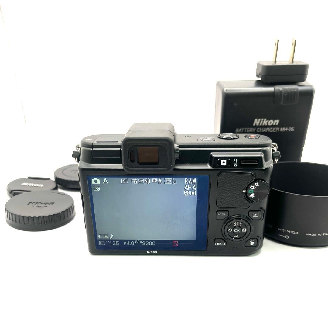 Nikon 1 V1 ミラーレスカメラ 10-30mmレンズ セット#358 - メルカリ