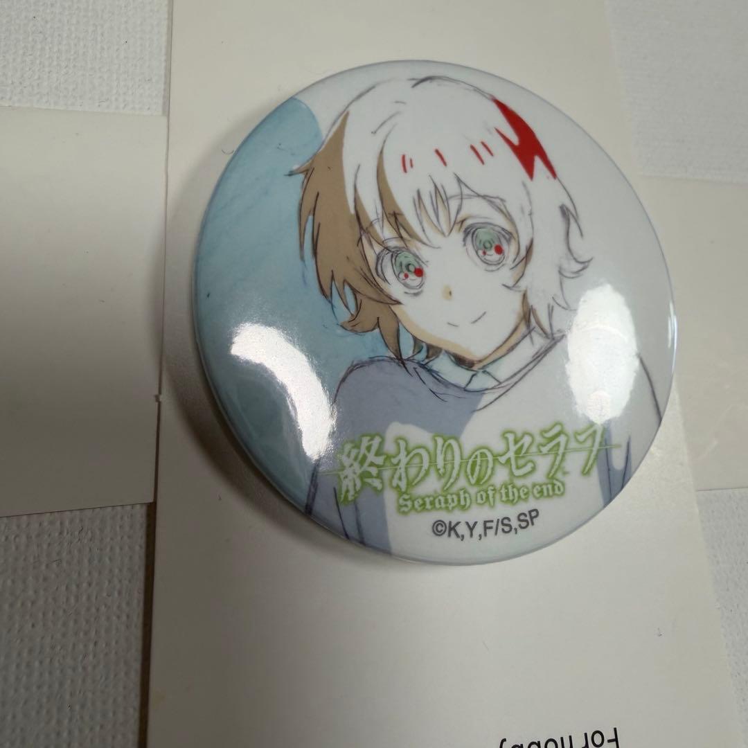 終わりのセラフ 原画　門脇聡 缶バッジ　コレクション 早乙女与一 終わりのセラフ 原画 門脇聡 缶バッジ コレクション 早乙女与一 - メルカリ