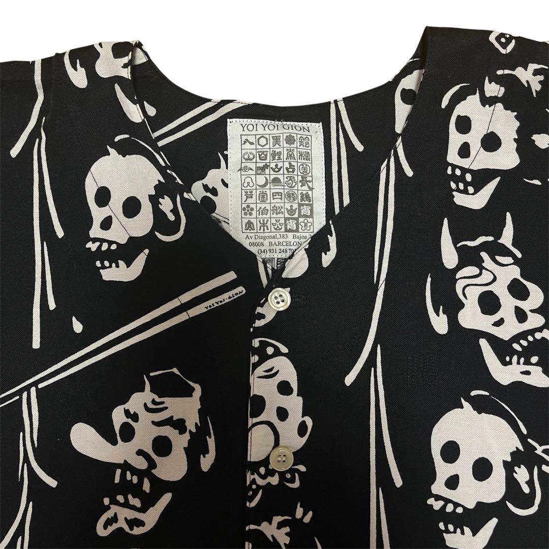 BUENA VISTA 宵宵祇園 鯉口シャツ 石塚啓次 ブエナビスタ ドクロ