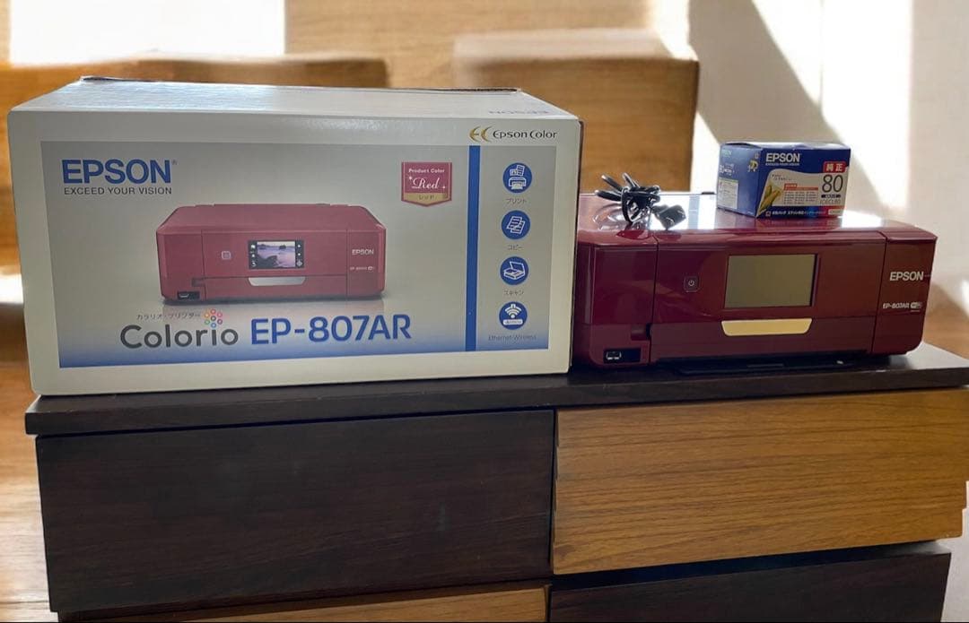 【エプソン】EPSON EP-807AR プリンター　複合機　インク付　ジャンク EPSON カラリオ EP-807AR [レッド] 価格比較 - 価格.com