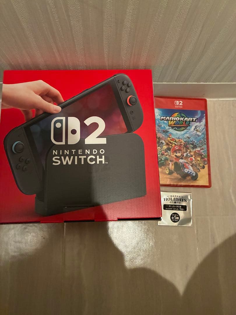 Nintendo Switch2 本体 + マリオカート、マリオシールつき 楽天市場】【新品】【Switch2本体】Nintendo Switch2 マリオカート