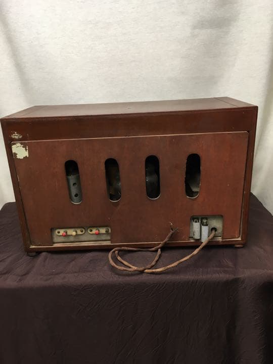 古いラジオ 昭和レトロ 木製ケース