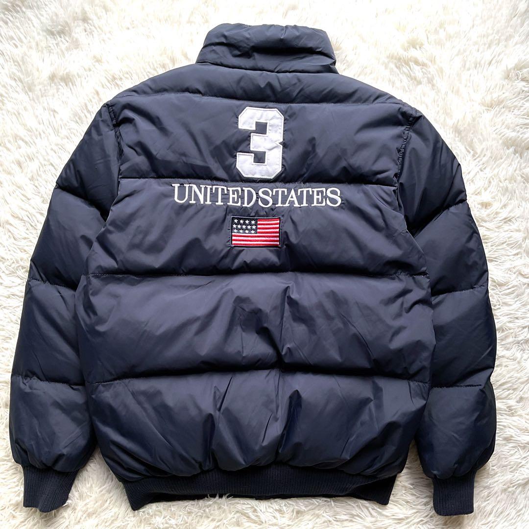 希少✨90's ポロラルフローレン ポニー イギリス国旗 ダウンジャケット