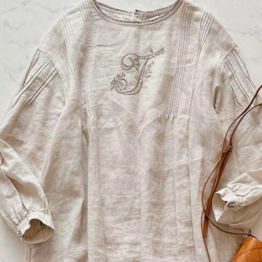 ツハルバイサマンサモスモス モノグラム刺繍ワンピース - メルカリ