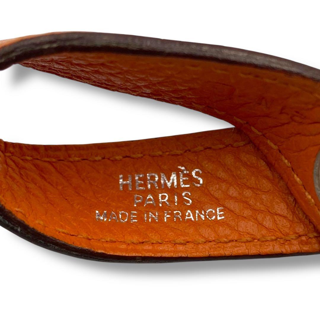 極美品 HERMES エルメス グローブホルダー レザー チャーム ノマド