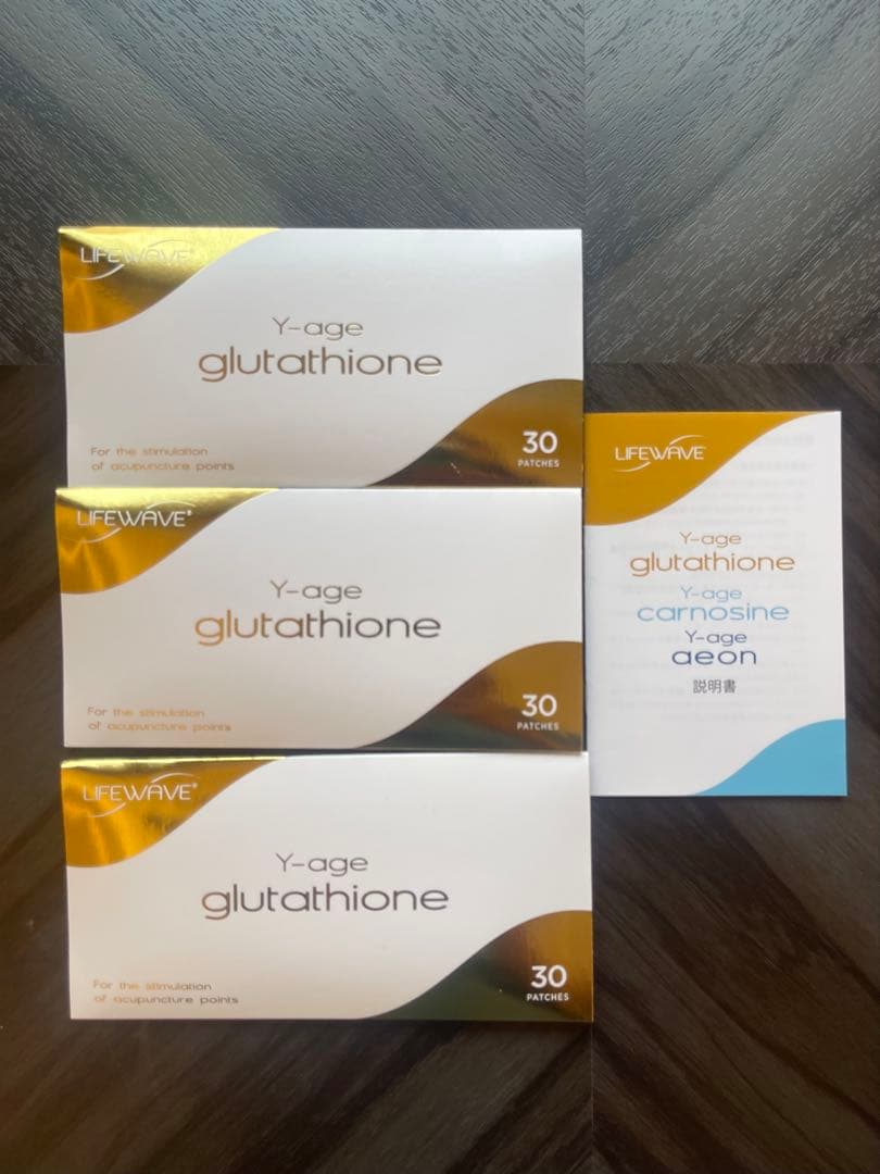 LIFEWAVE Y-age glutathione 3箱未使用 Y-age Glutathione - Lifewave - Patch - Antioxidant Skin