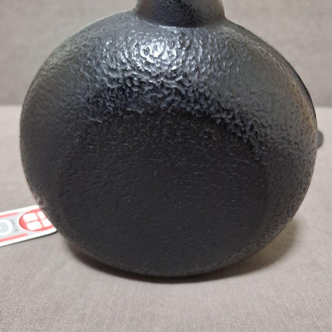 【未使用】南部鉄瓶 南部鉄器 1.7ℓ 運南堂 鍋元 平丸あられ　日本製