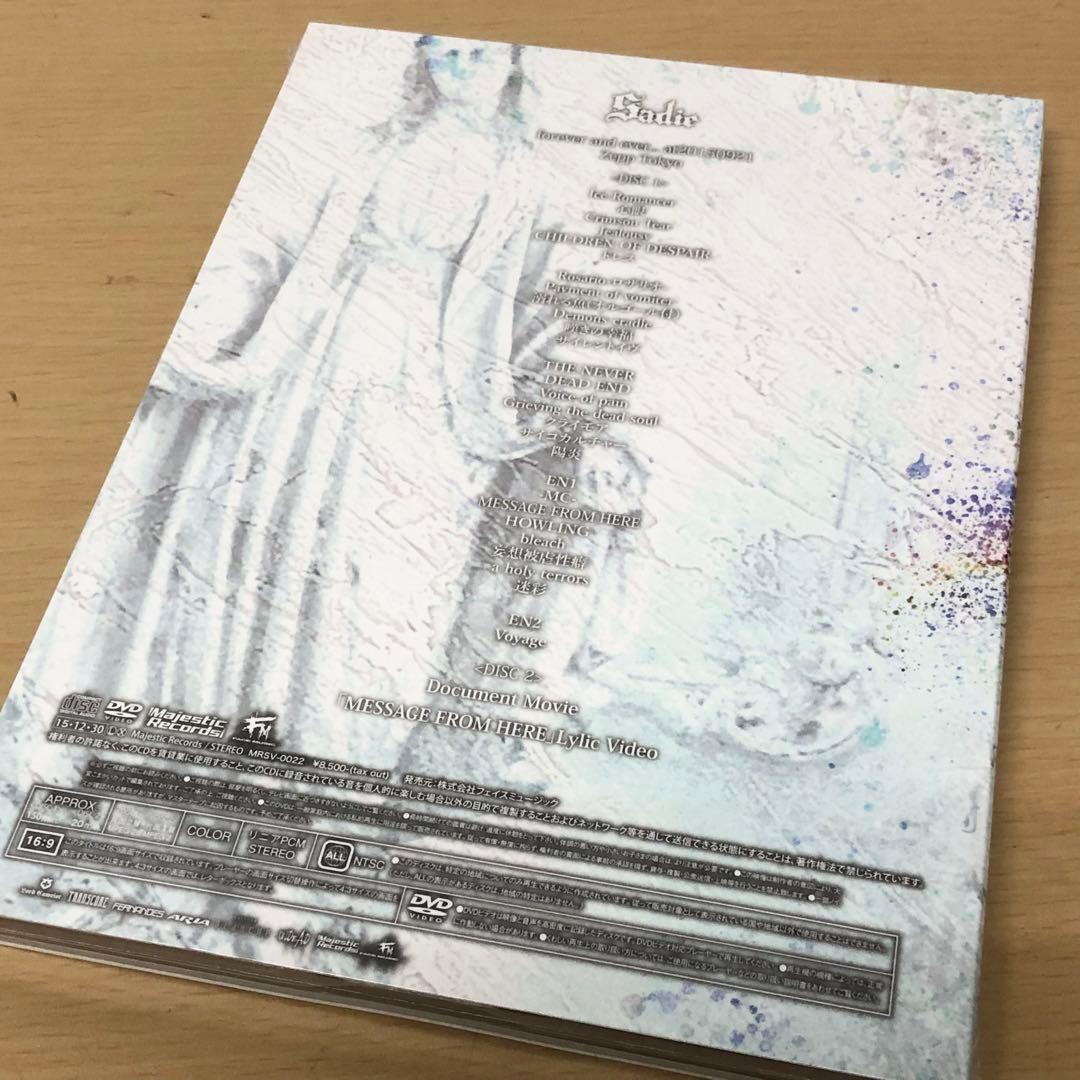 【新品】Sadie LIVE DVD 2枚セット 1st & FINAL