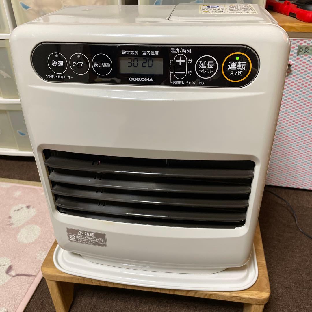 CORONA 石油ファンヒーター FH-G3219Y-W 2019年製 FH-G3219Y 石油ファンヒーター G32タイプ サテンシルバー [木造9畳まで
