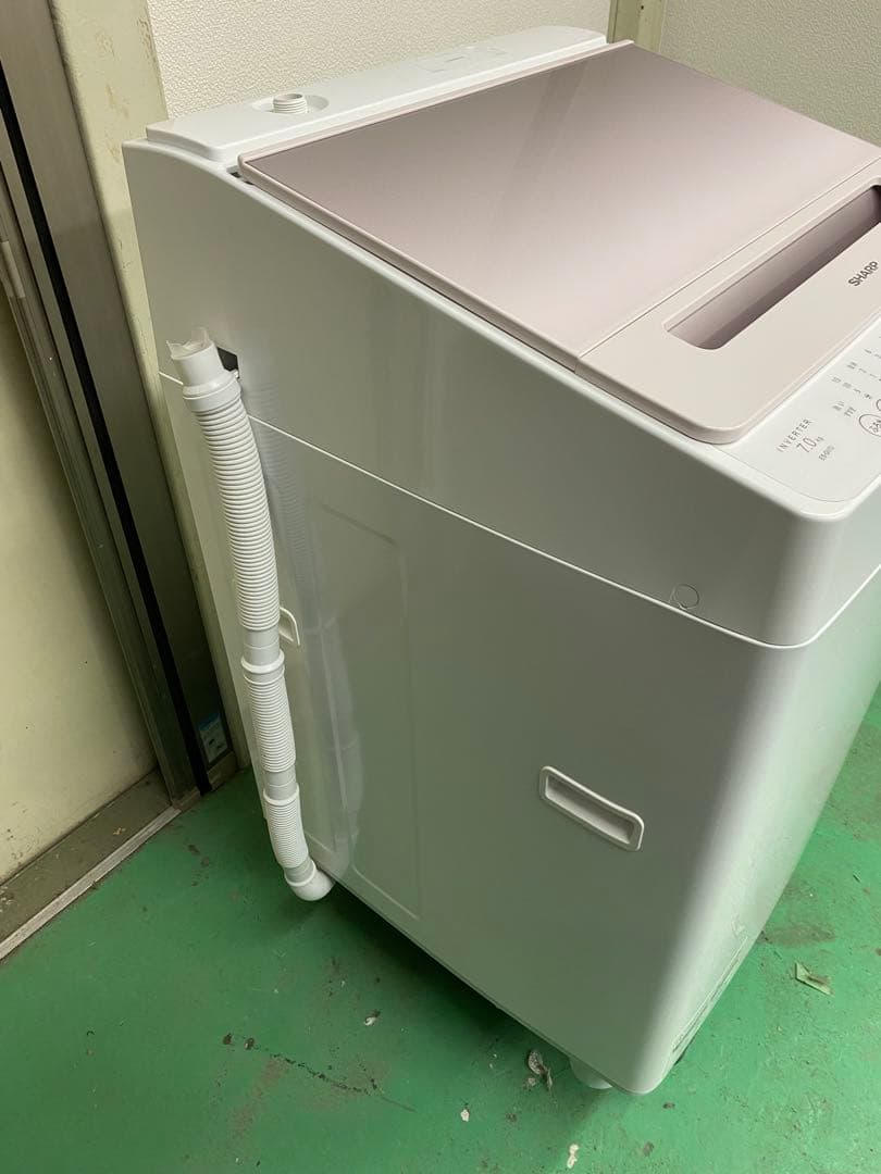 【B15】SHARP 洗濯機 7.0kg ES-GV7J-P 24年製