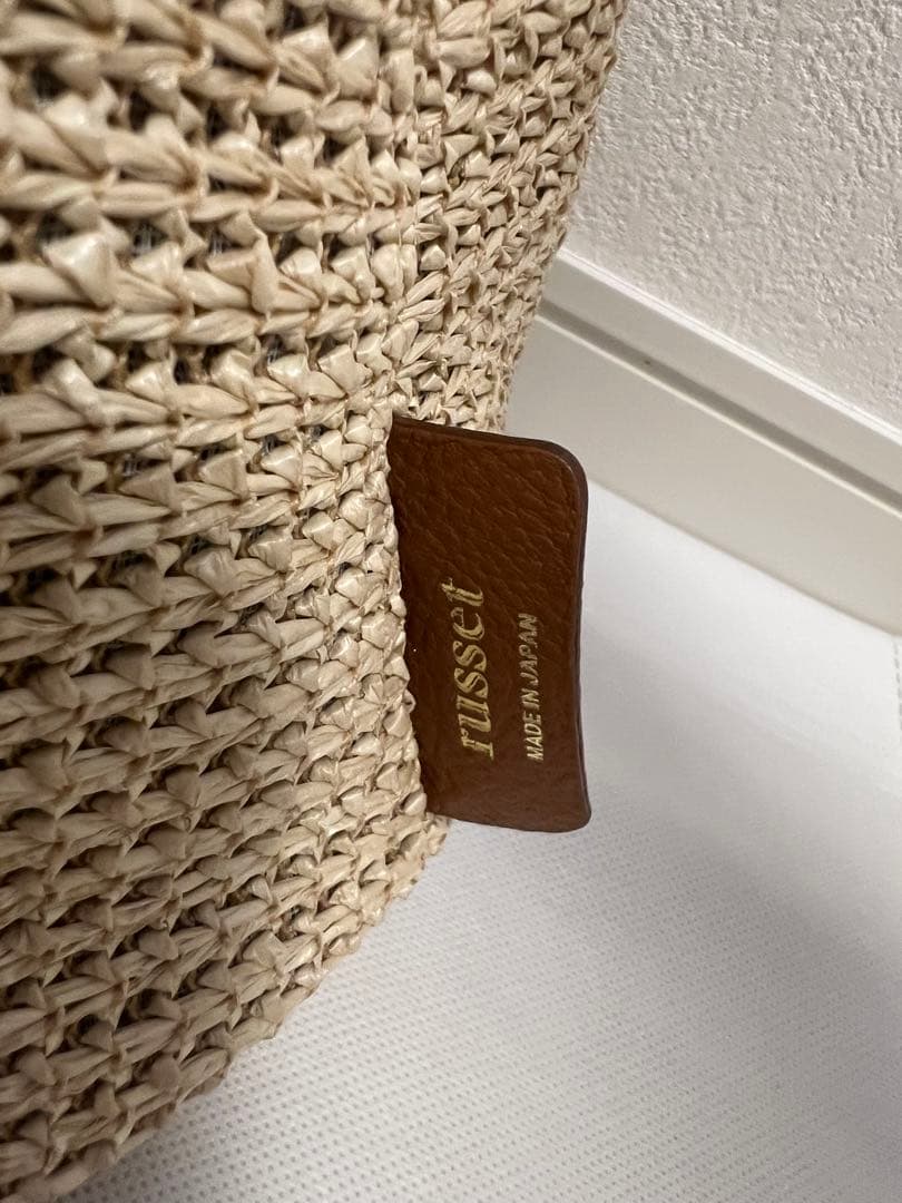 《完売品》ラシット ラフィア バケットバッグ ワンショルダー