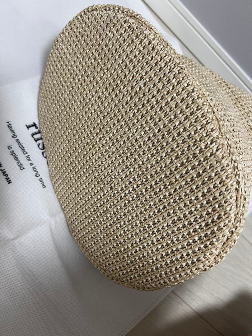 《完売品》ラシット ラフィア バケットバッグ ワンショルダー