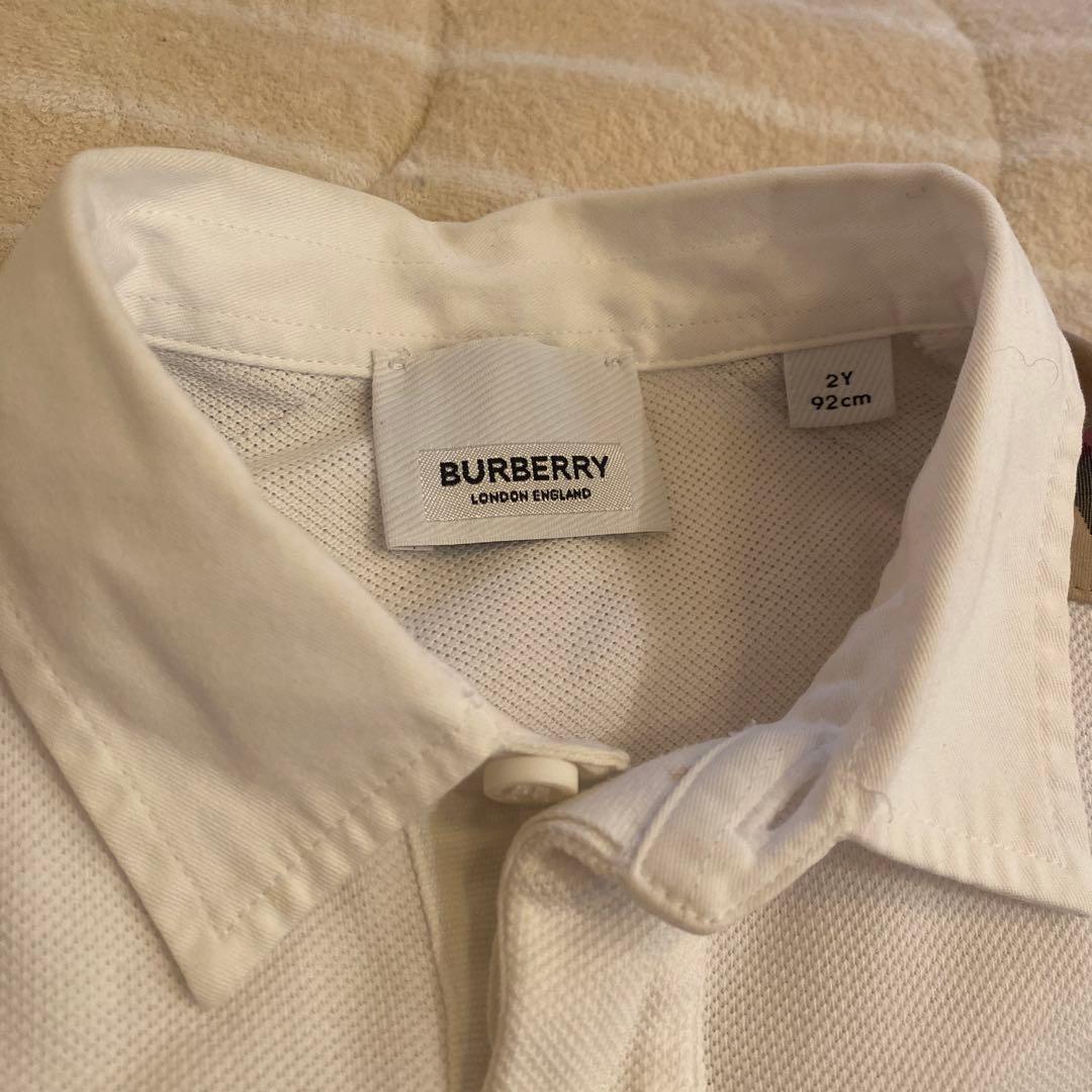 バーバリー 2y 92cm ポロシャツ ノバチェックパンツ セット - メルカリ