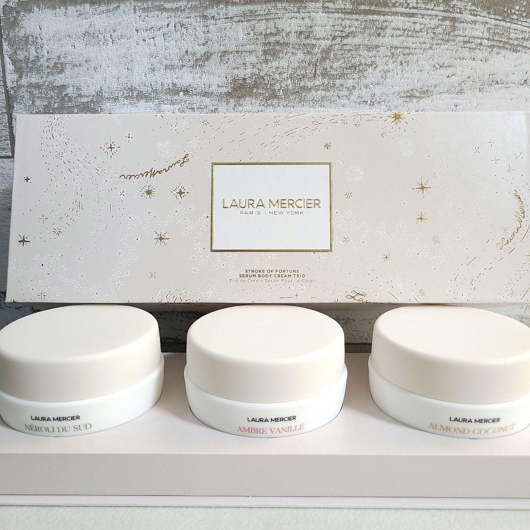新品 ローラメルシエ ボディクリーム セット アンバーバニラ ネロリ ココナッツ ローラ メルシエ23年クリスマスコフレ第3弾、人気No.1“アンバーバニラ