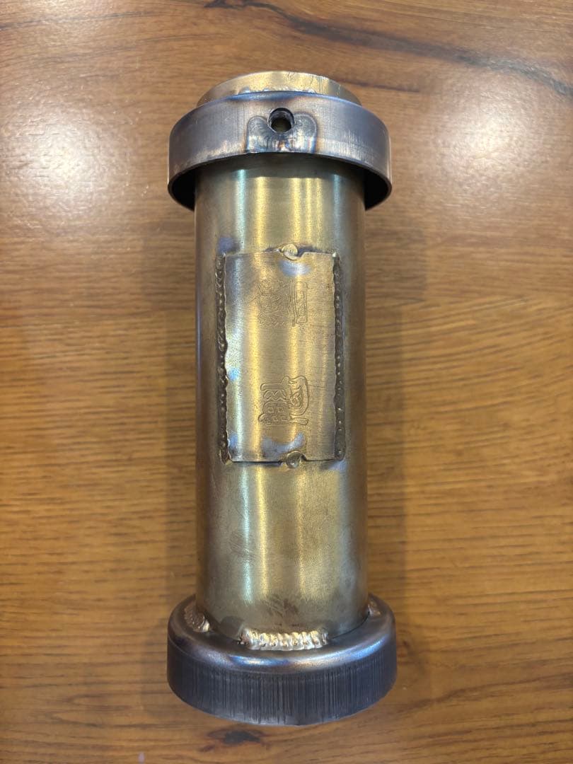 魁響ファクトリー 真鍮サイレンサー 70パイ カイキョウ バッフル