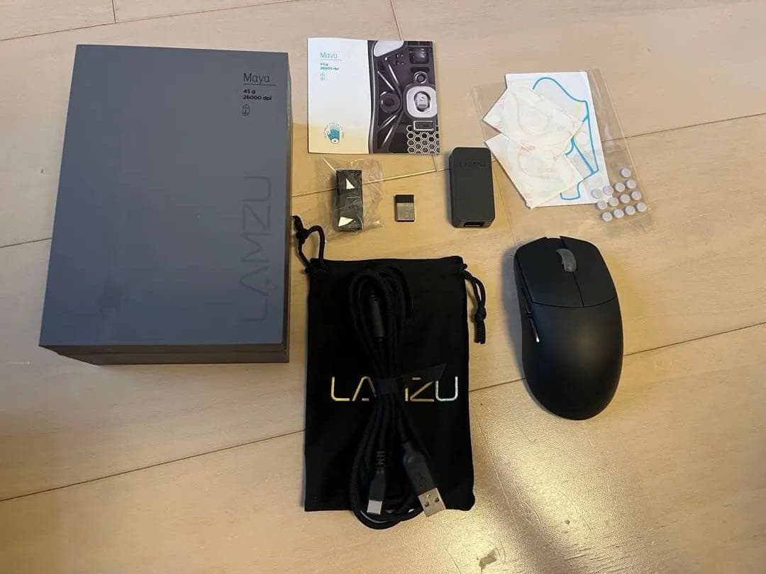 Lamzu MAYA X　8K black Lamzu MAYA X Wireless Gaming Mouse - Black - us.MaxGaming.com