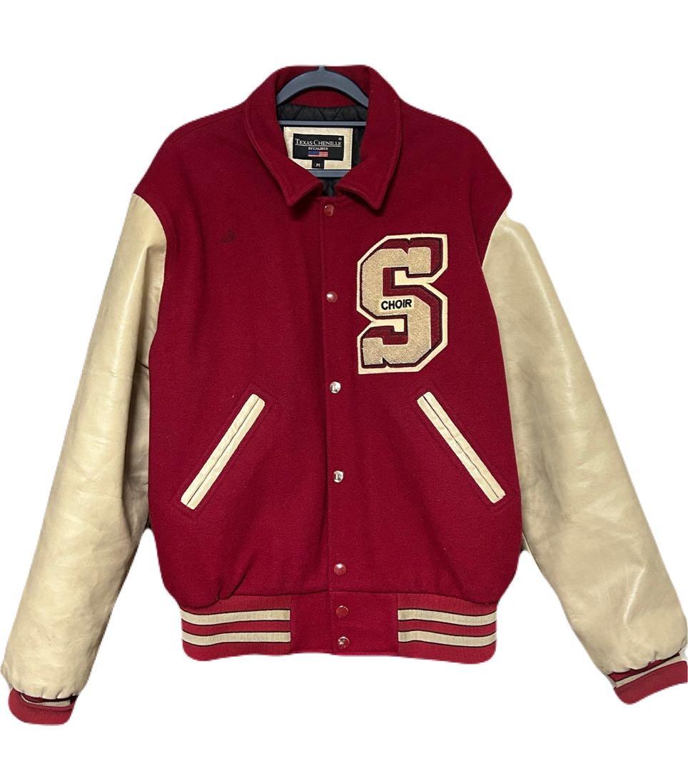 TEXAS CHENILLE スタジャン 赤