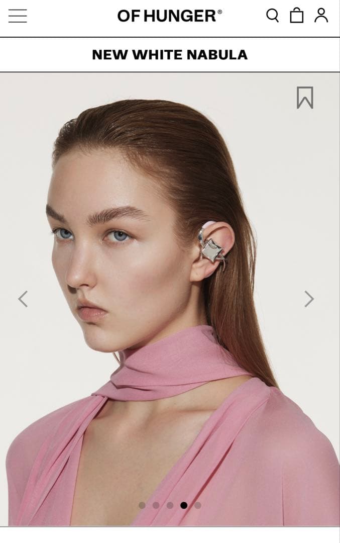 OF HUNGER 骨伝導イヤホン ピンク - メルカリ