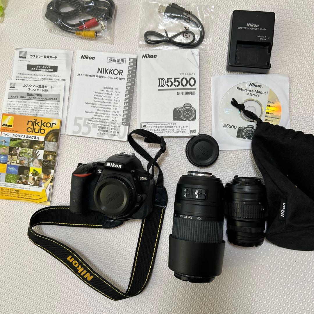 Nikon D5500 ダブルズームキット 一眼レフカメラ ニコン D5500 ダブルズームキット 価格比較 - 価格.com
