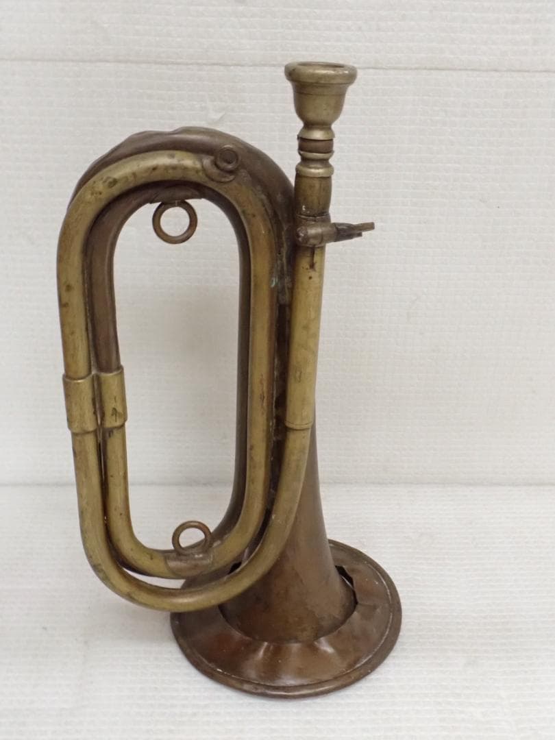 旧日本軍 軍隊ラッパ 突撃ラッパ 陸軍 軍用 アンティーク 当時物レトロ