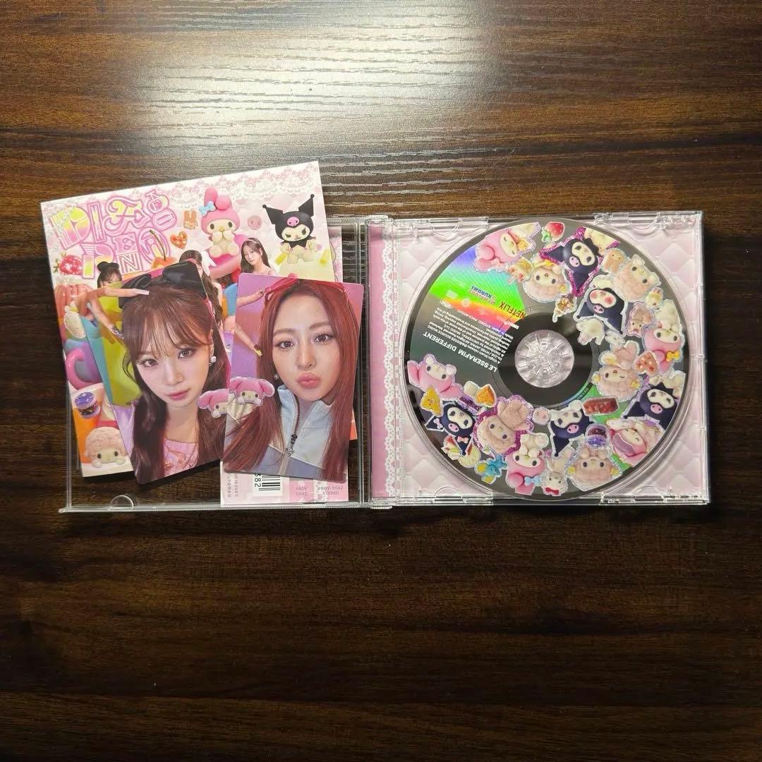 LE SSERAFIM \"DIFFERENT\" 10形態セット+付属ポスター