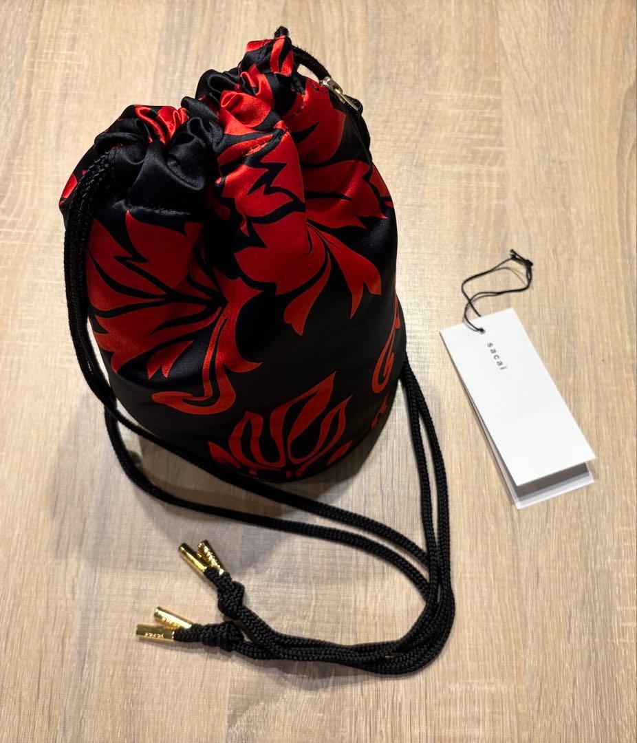 sacai Floral Print S Kinchaku ポーチ(サカイバッグ