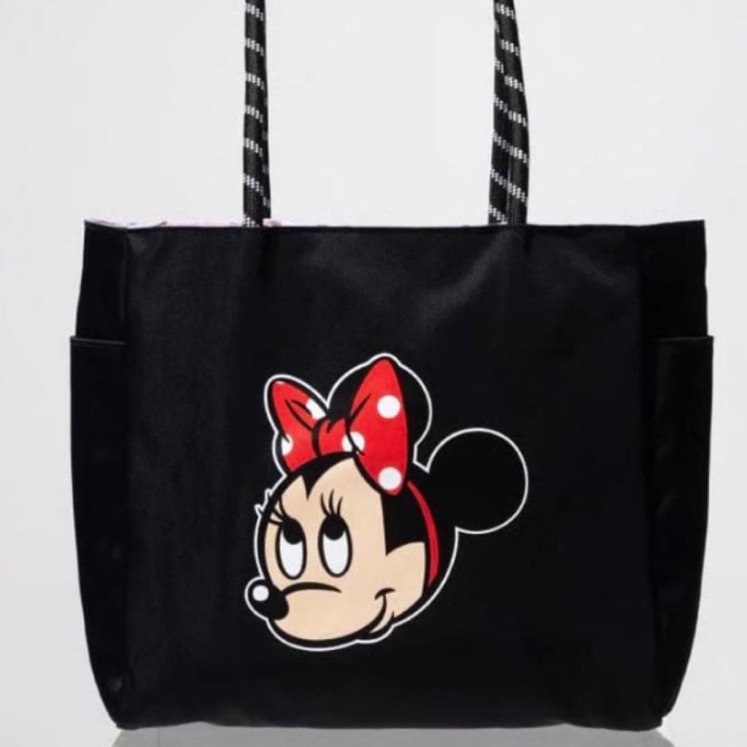 WCJ ディズニー リバーシブル トートバッグ 肩掛け ミニー 若槻千夏
