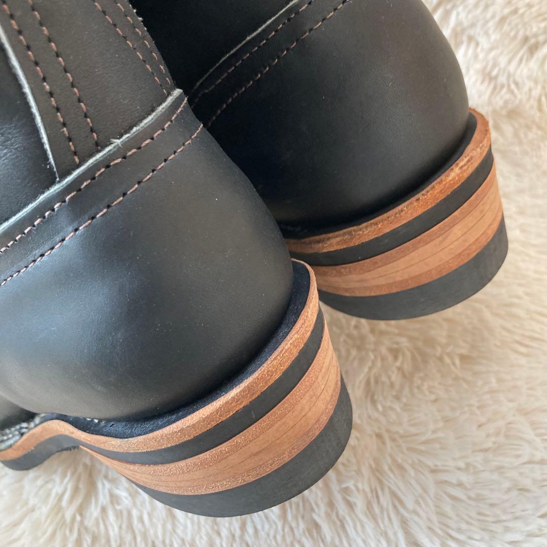 ✨希少•極美品✨ウエスコ Wesco ウエスタンブーツ 黒 4.5E 廃盤 本革