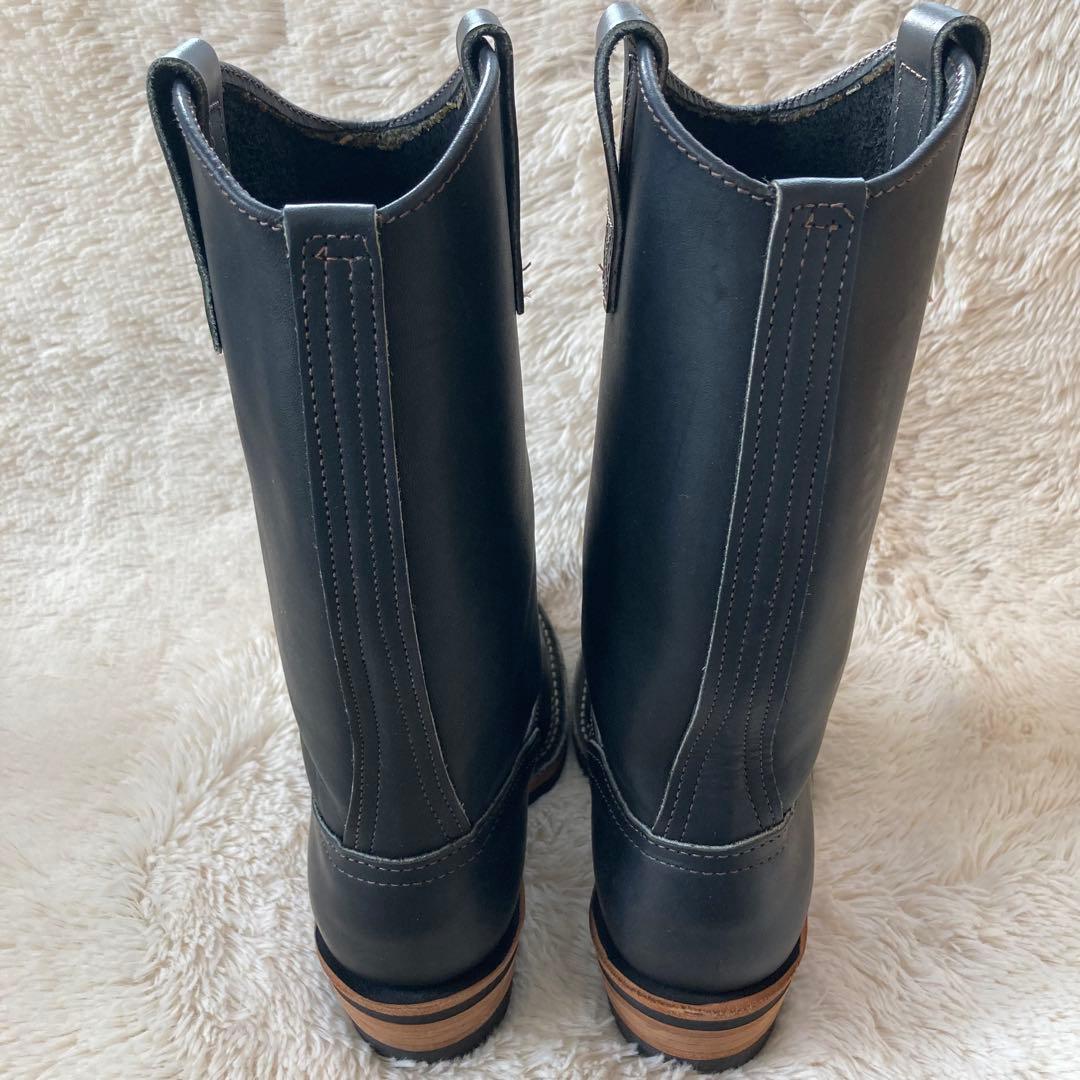✨希少•極美品✨ウエスコ Wesco ウエスタンブーツ 黒 4.5E 廃盤 本革