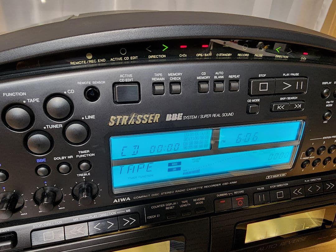 AIWA CSD-XR90改 Bluetooth搭載CDラジカセ 完動品 112 - メルカリ
