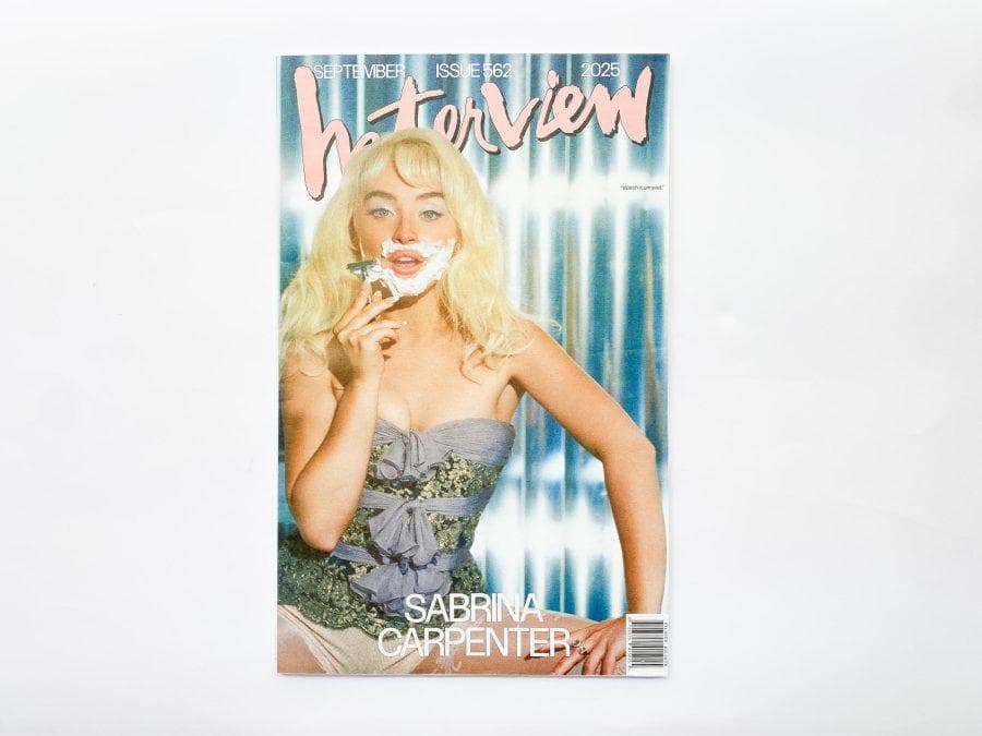 サブリナ・カーペンター★レア洋書：INTERVIEW #562 SABRINA CARPENTER - INTERVIEW MAG #562 - NEW - September 2025 (In