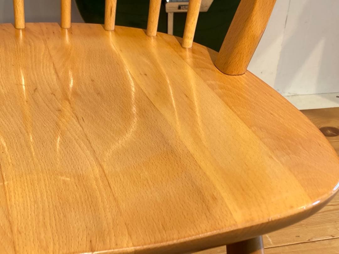 ②画像65枚 キツツキ ダイニングチェア ナチュラル 昭和56年 アーム