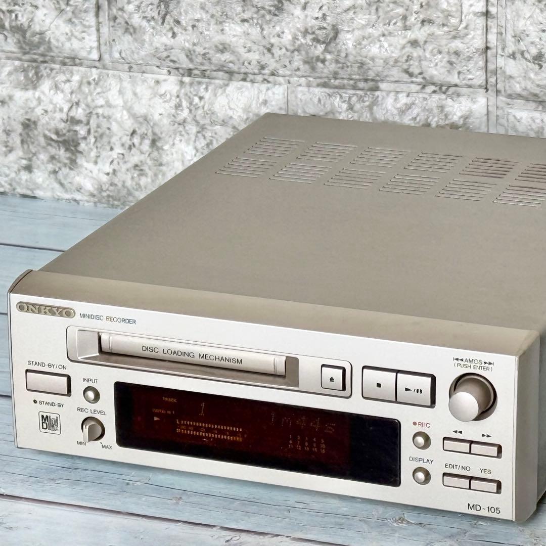 ONKYO「INTEC 205シリーズ」MDレコーダー MD-105 ONKYO オンキョー INTEC205 MD-105 MDレコーダー : スカーレット2021