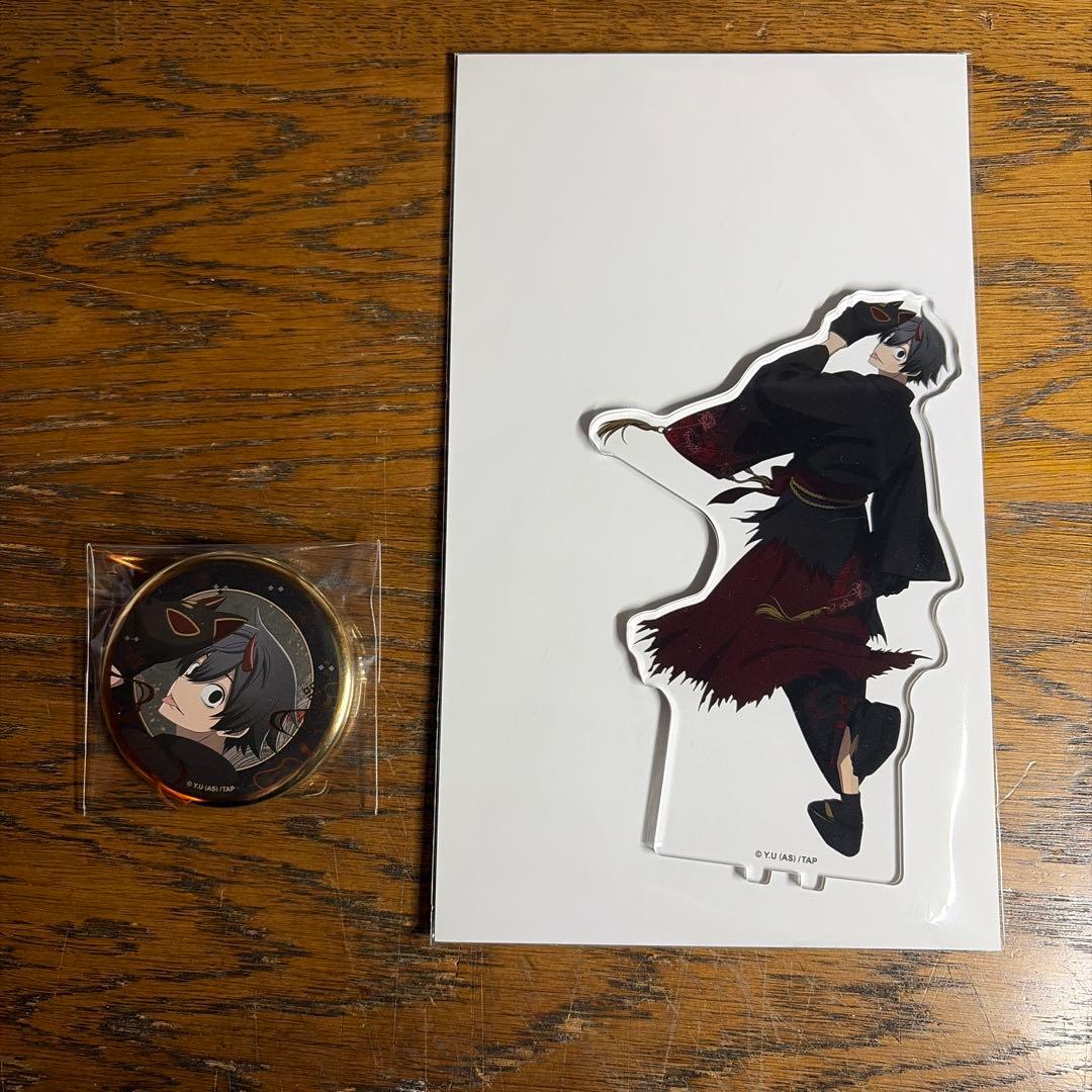 に*こ様 桃源暗鬼 アニメイトカフェ 淀川真 真澄 アクリルスタンド 缶