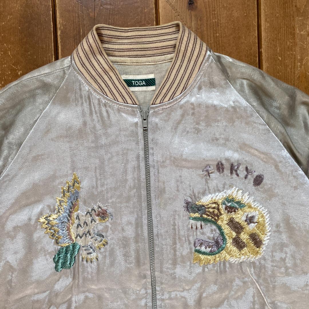 希少! 初期 TOGA トーガ アーカイブス 虎&鷹 東京MAP スカジャン M